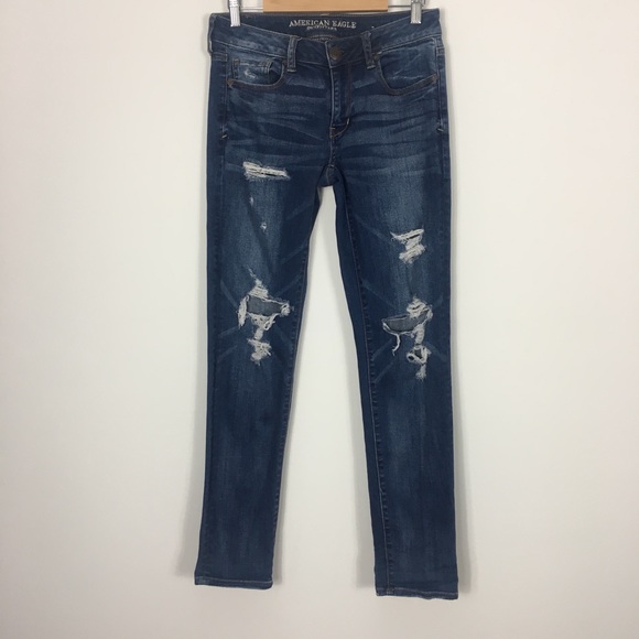 American Eagle Outfitters Denim - American Eagle Distressed Skinny Jeans